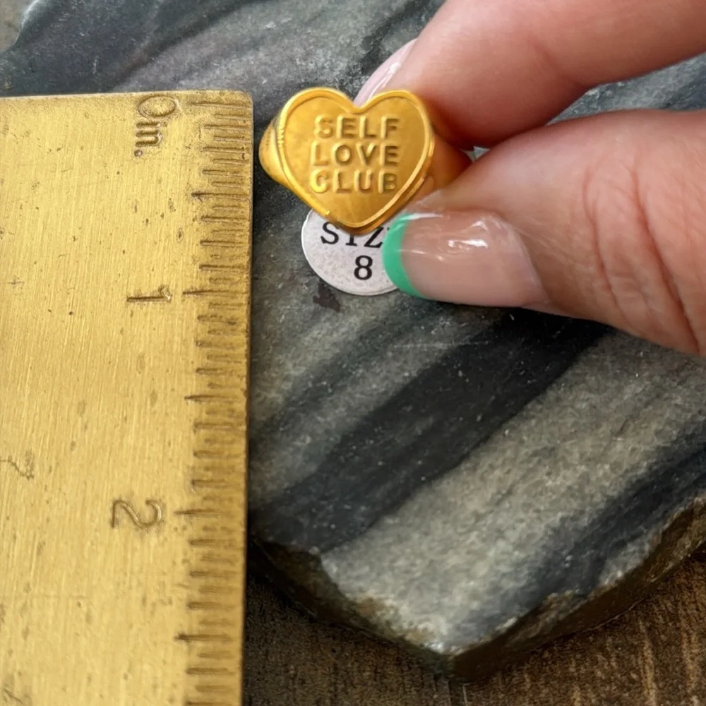 Self Love Club Heart Shaped Ring - Picture 9 of 11